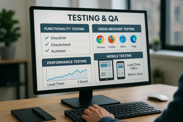 Testing and Quality Assurance Ensuring a Flawless User Experience