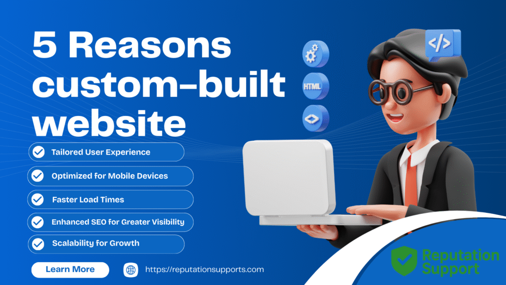5 Reasons custom-built website